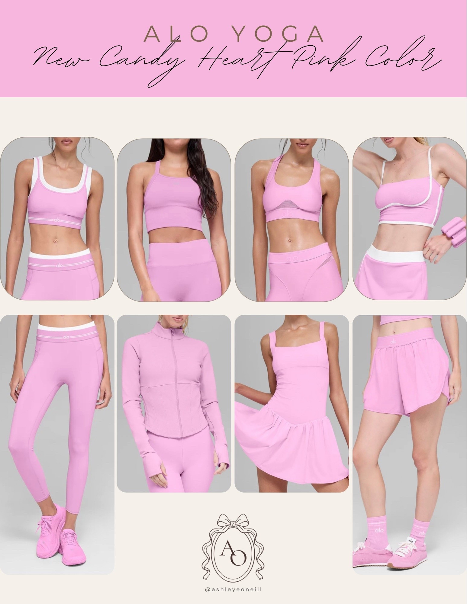 New candy heart pink color from Alo Yoga!

#LTKgrwm #LTKValentine #LTKActive