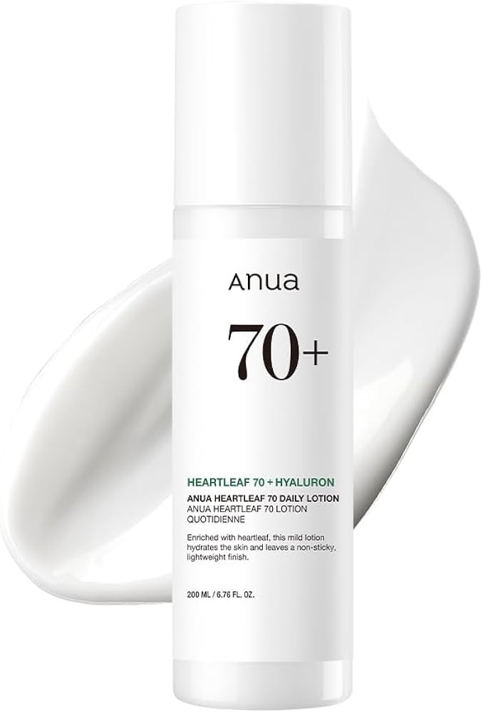 Anua Heartleaf Daily Lotion, Face Moisturizer with Hyaluronic Acid for Sensitive Skin, Lightweigh... | Amazon (US)