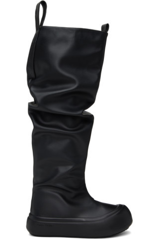 Black Fisherman Boots | SSENSE