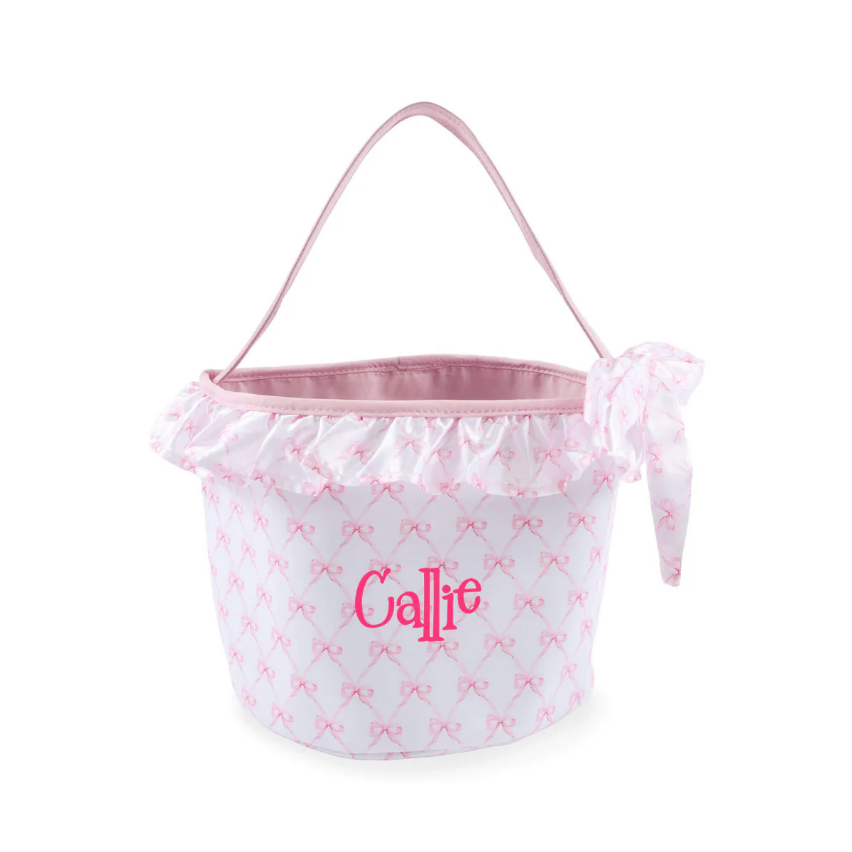 Bow Print Easter Basket | Classic Whimsy