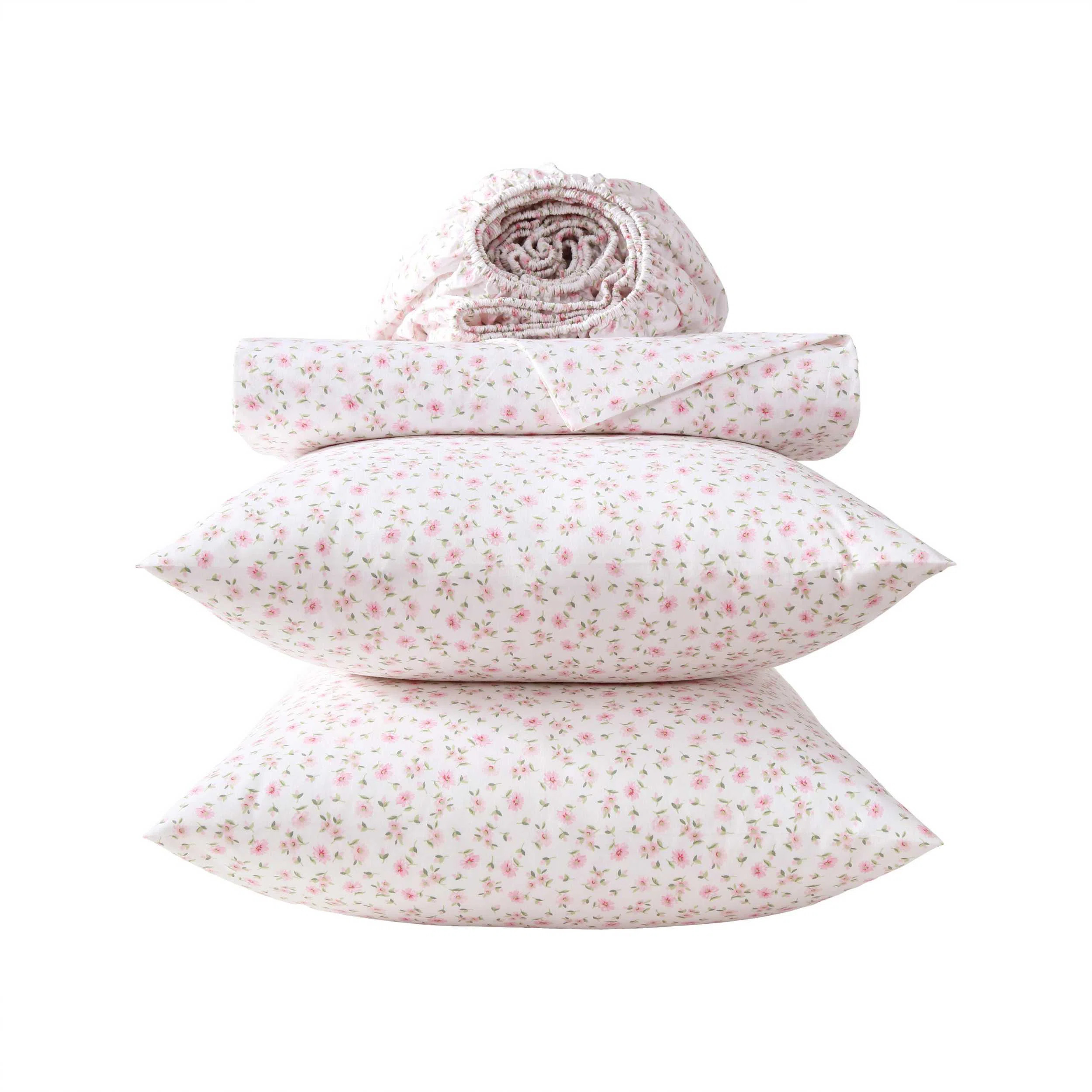 Laura Ashley Printed Cotton Percale Sheet Set | Wayfair North America