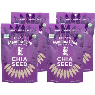 Mamma Chia Organic White Chia Seed - Case of 4/12 oz | Target