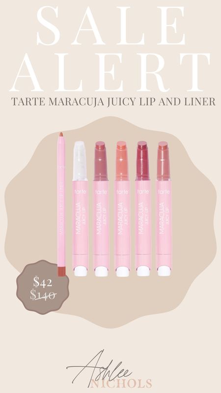 Sale alert!! The Tarte Maracuja lip AND liner are on sale for just $42!! I love these lip products!!

Tarte, on sale, Tarte lip, lip liners, beauty, makeup favorites 

#LTKbeauty #LTKSeasonal #LTKsalealert