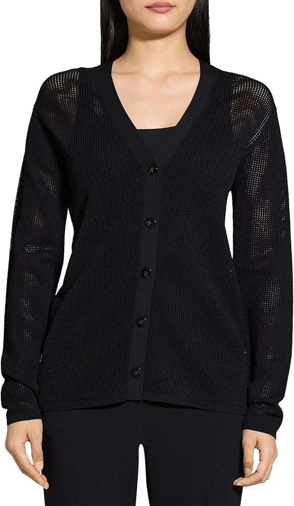 Theory Women's Pointelle Cardi | Amazon (US)