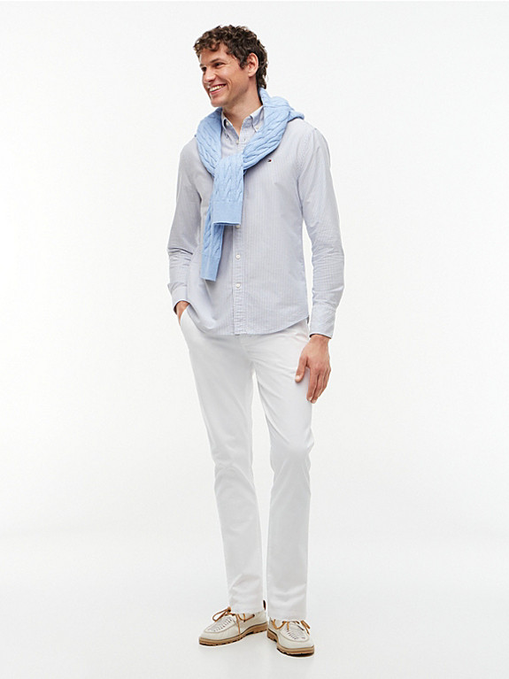 Gestreiftes Regular Fit Oxford-Hemd | Tommy Hilfiger (DE)