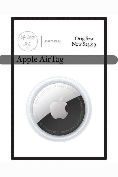 Air tag. On sale. Daily deal. Gift idea.

#LTKGiftGuide #LTKCyberWeek #LTKtravel