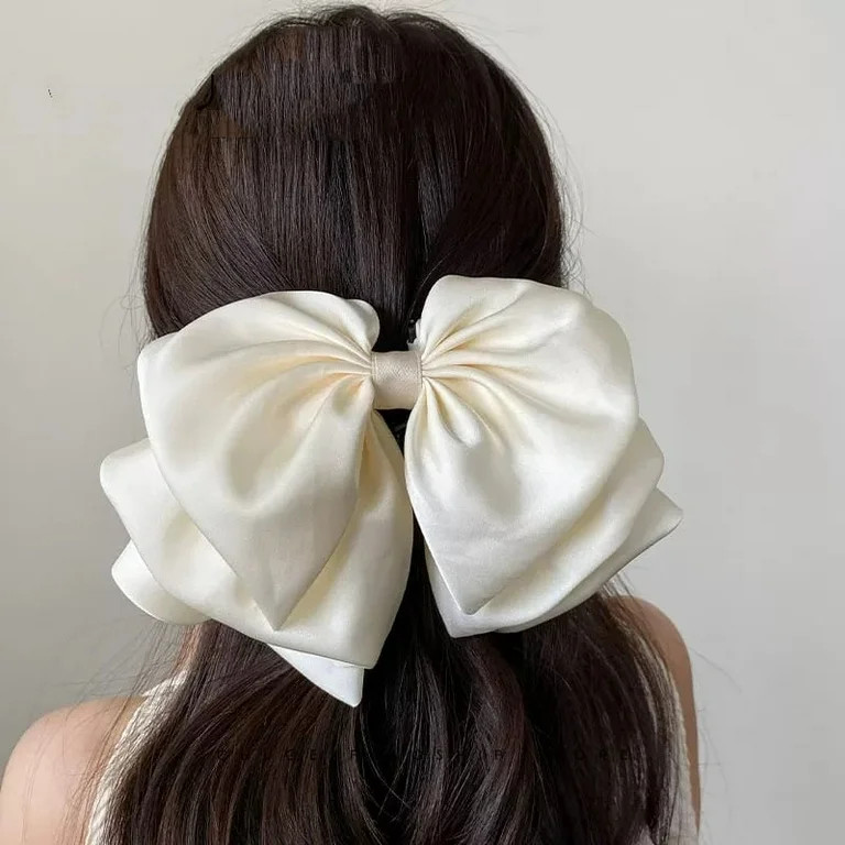 Elegant Big Bows Hair Clips and Barrettes for Women - Hair Clips, Hair Ornaments with Luxury Femi... | Walmart (US)