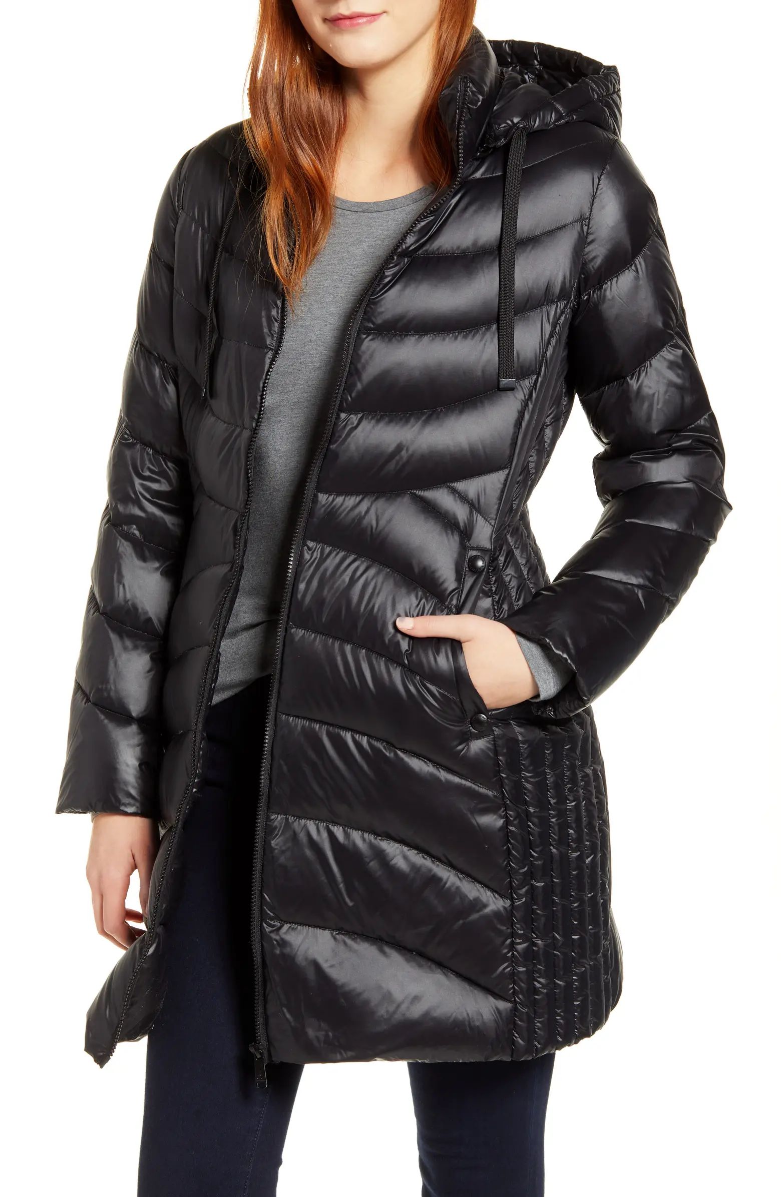 Hooded Packable Puffer Coat | Nordstrom