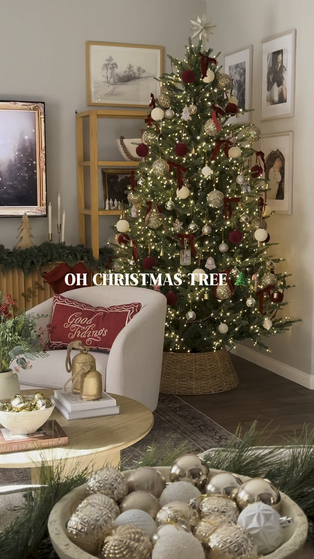 Christmas Tree Styling! 🎄🎁✨

Burgundy bows are out of stock, only the green. Linked another version of the burgundy bows. 

#LTKHoliday #LTKWatchNow #LTKSeasonal