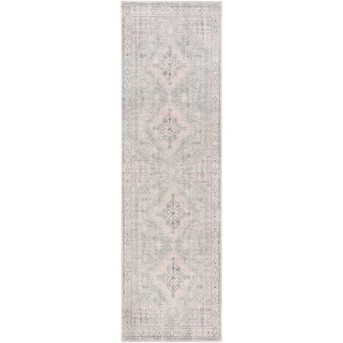 allen + roth Sage Traditional 2 X 8 (ft) Sage Green Indoor Medallion Runner Rug Lowes.com | Lowe's