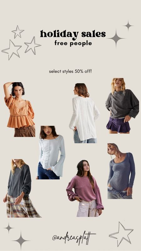 Free people is having a great sale today! Lots of cute sweaters & tunics for about $34! That’s sooooo good for this brand. #freepeople #blackfriday

#LTKGiftGuide #LTKsalealert #LTKunder50