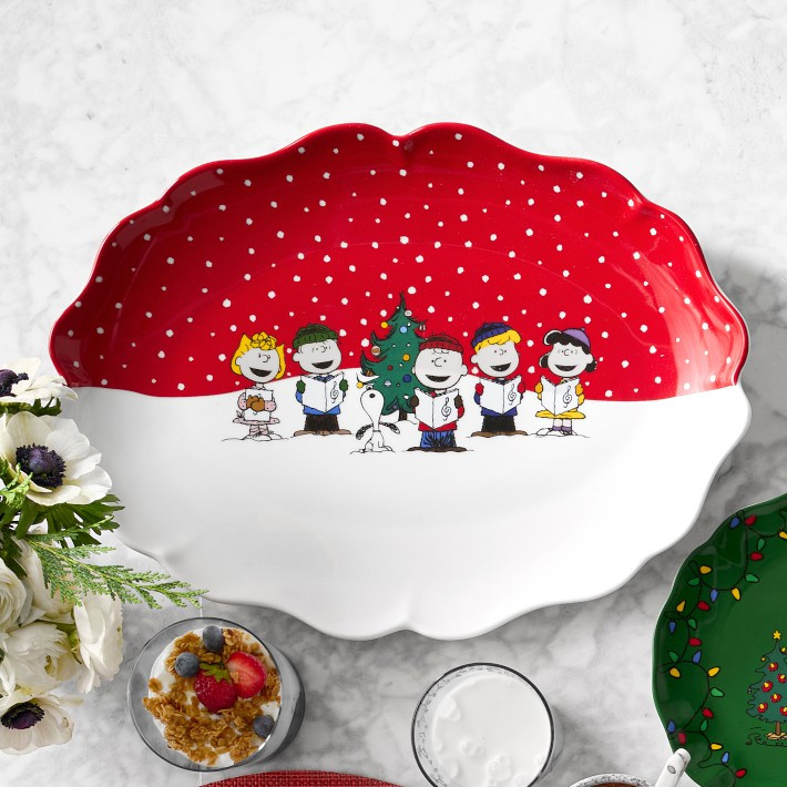 PEANUTS™ x Williams Sonoma Charlie Brown Christmas Platter | Williams-Sonoma