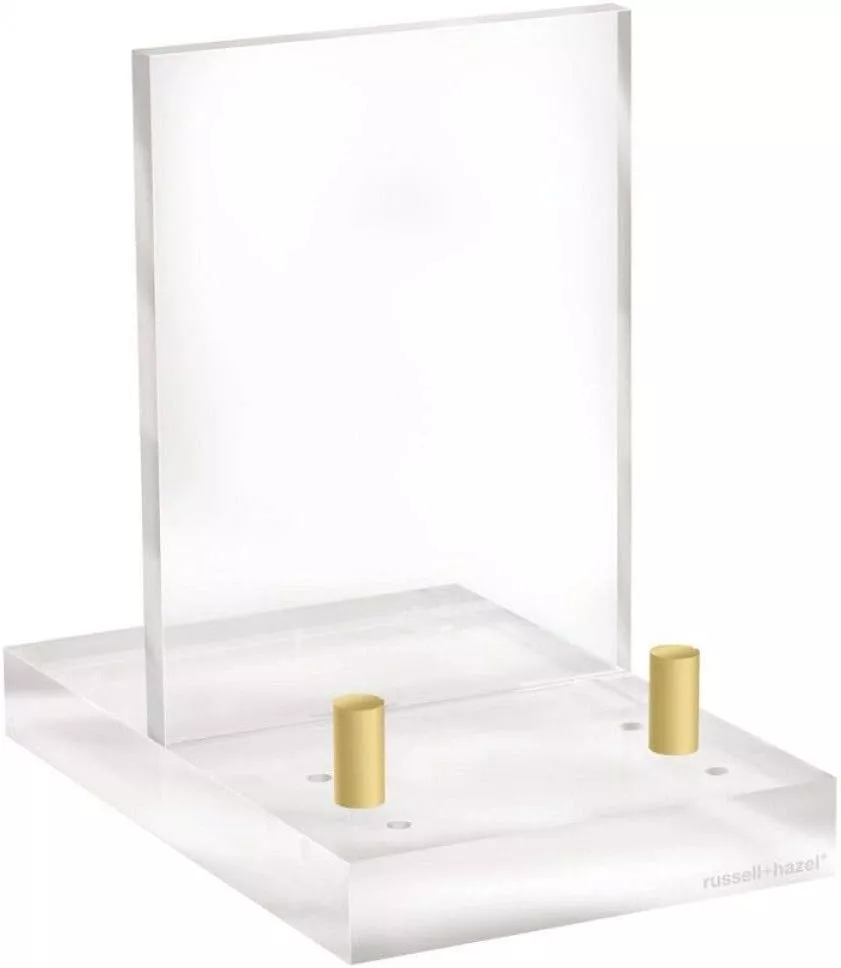 russell+hazel Acrylic Mobile Caddy Clear