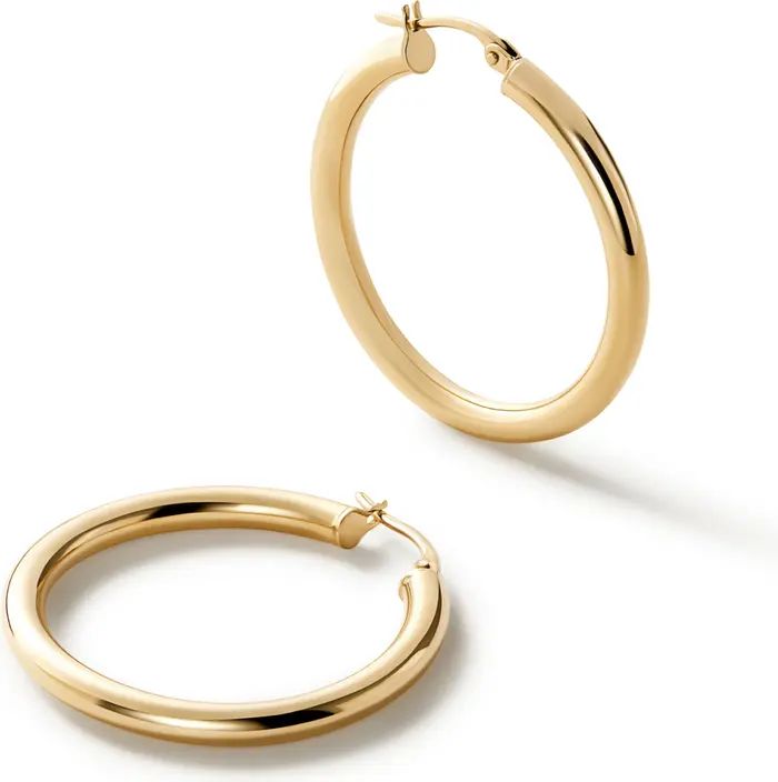 Chunky Gold Hoop Earrings - Gold Classic Hoops Large | Nordstrom