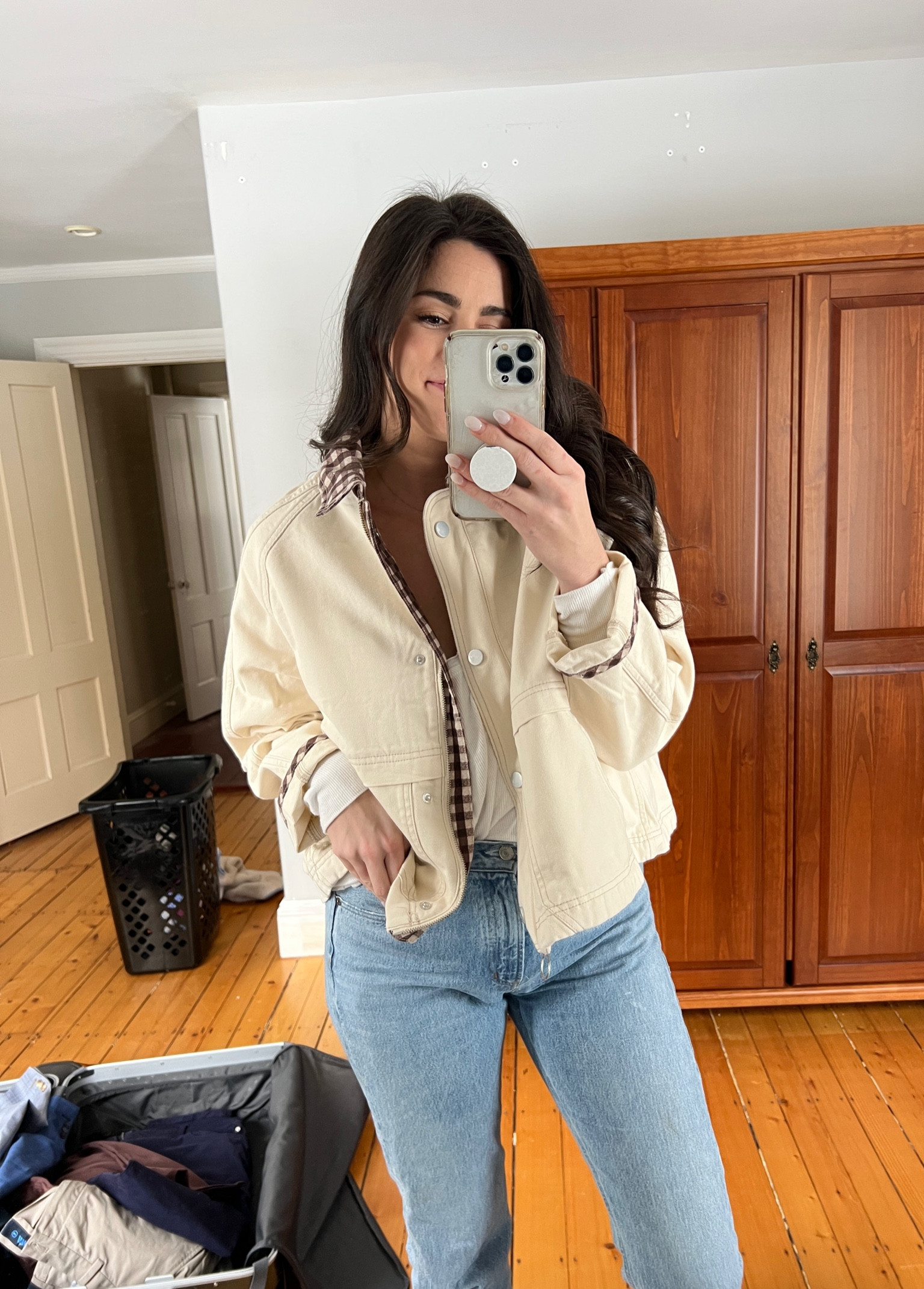 Barn jacket work jacket Anthropologie finds 

#LTKWorkwear #LTKStyleTip