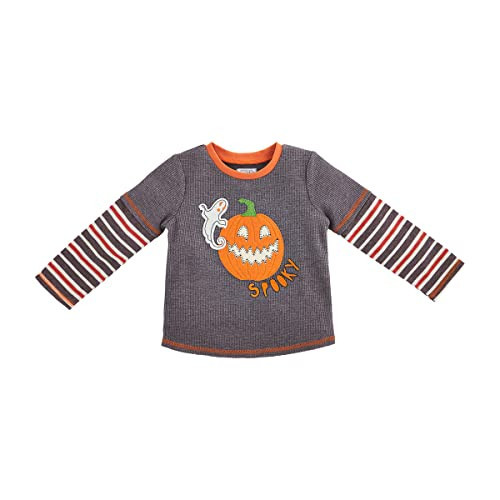 Mud Pie baby boys T-shirt Mud Pie Tee Pumpkin Halloween Medium 2T 3T, Pumpkin, 2-3T US | Amazon (US)