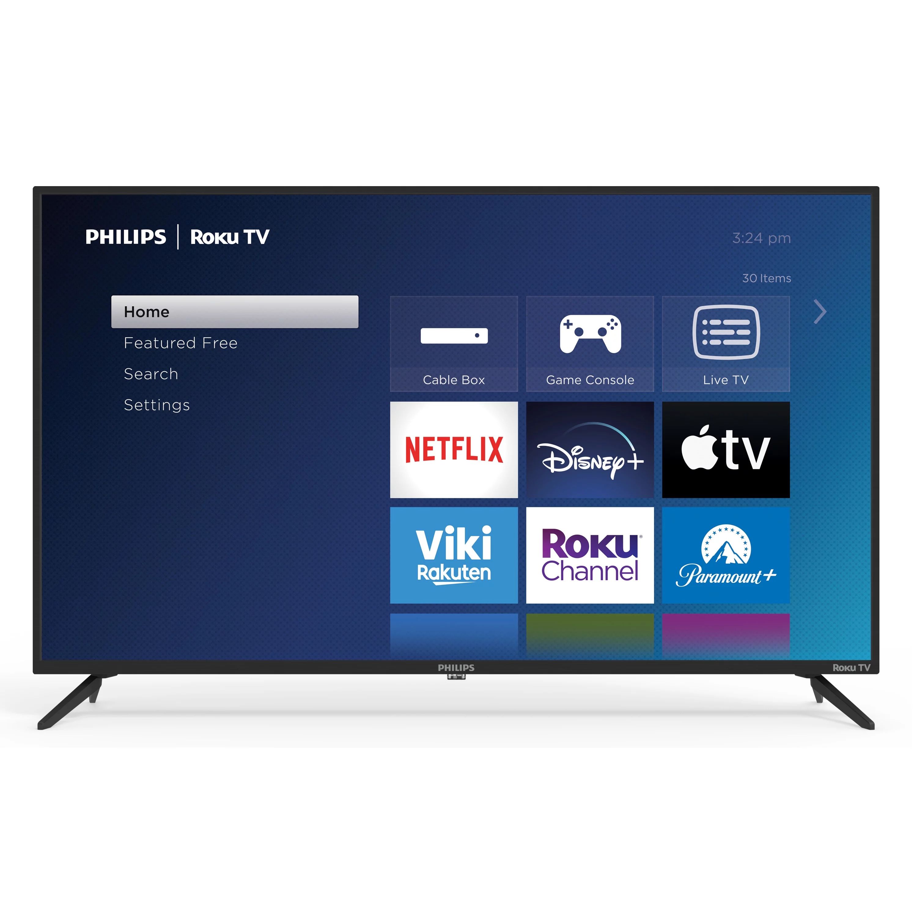 Philips 50" Class 4k Ultra HD (2160p) Roku Smart LED TV (50PUL6533/F7) (New) | Walmart (US)