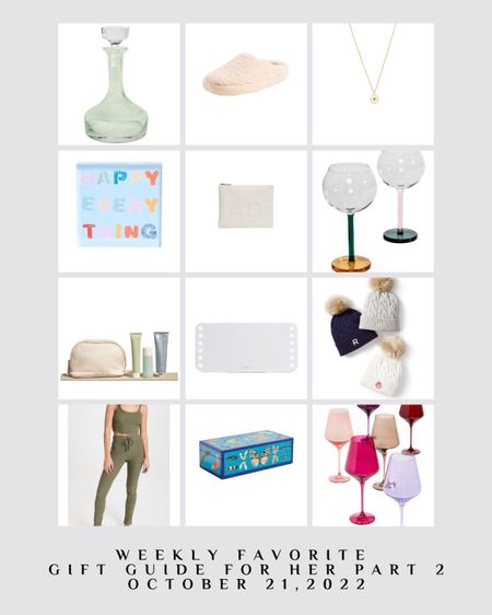 Weekly Roundup- Gift Guide For Her Part 2- October 21, 2022 #gift #giftguide #giftsforher #giftideas #gifts #fashion #birthdaygifts #holidaygifts #giftguideforher #anniversarygift 

#LTKstyletip #LTKHoliday #LTKSeasonal