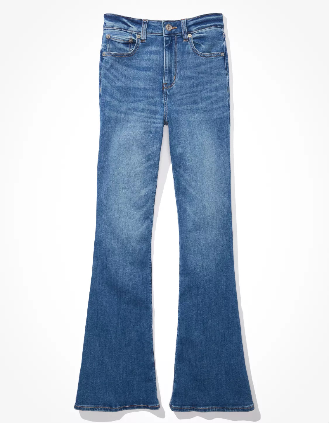 AE Ne(x)t Level Super High-Waisted Flare Jean | American Eagle Outfitters (US & CA)