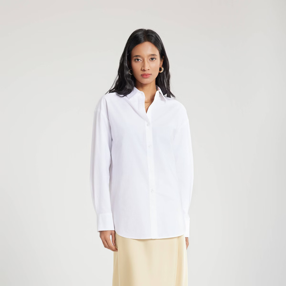 Women's Side-Button Detail Shirt - A New Day™ | Target