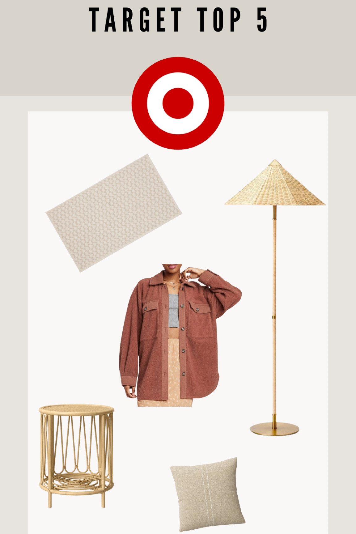 Weekly Target Top 5! Wow, all these neutrals and giving me the perfect vibe

#LTKhome #LTKstyletip #LTKFind