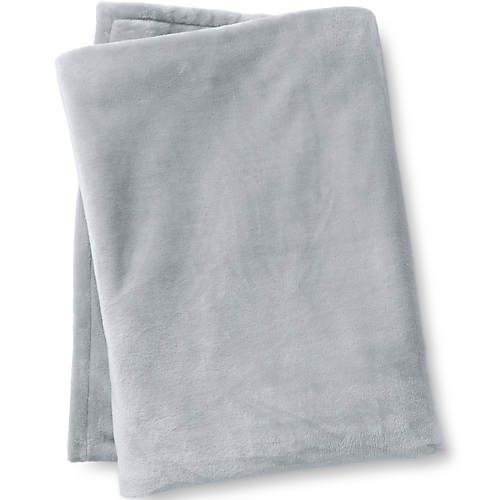 Cozy Plush Fleece Throw Blanket | Lands' End (US)