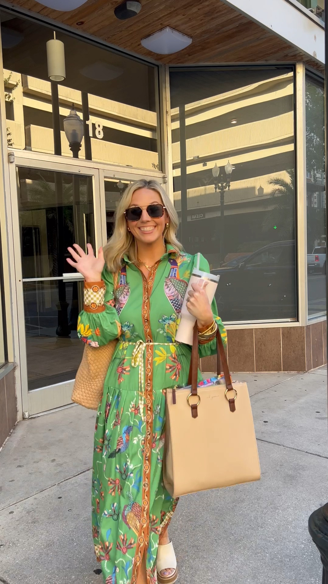 My 5-9 after my 9-5
Amazon dress- size small
Shoes- linking similar
Bags- Amazon and MB Greene
Necklace- Harvest, use code BOBBI15
Sunnies- free people 

#LTKVideo #LTKFindsUnder50 #LTKStyleTip