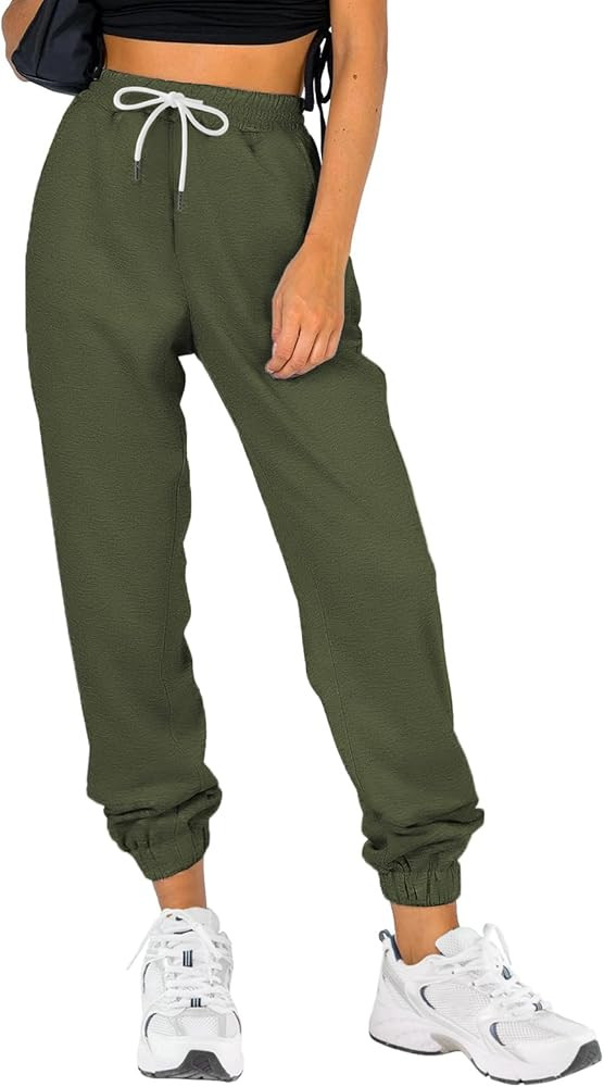 ATHMILE Sweatpants Women Fall Fashion 2025 Baggy Joggers Workout Lounge Lightweight Comfy High Wa... | Amazon (US)