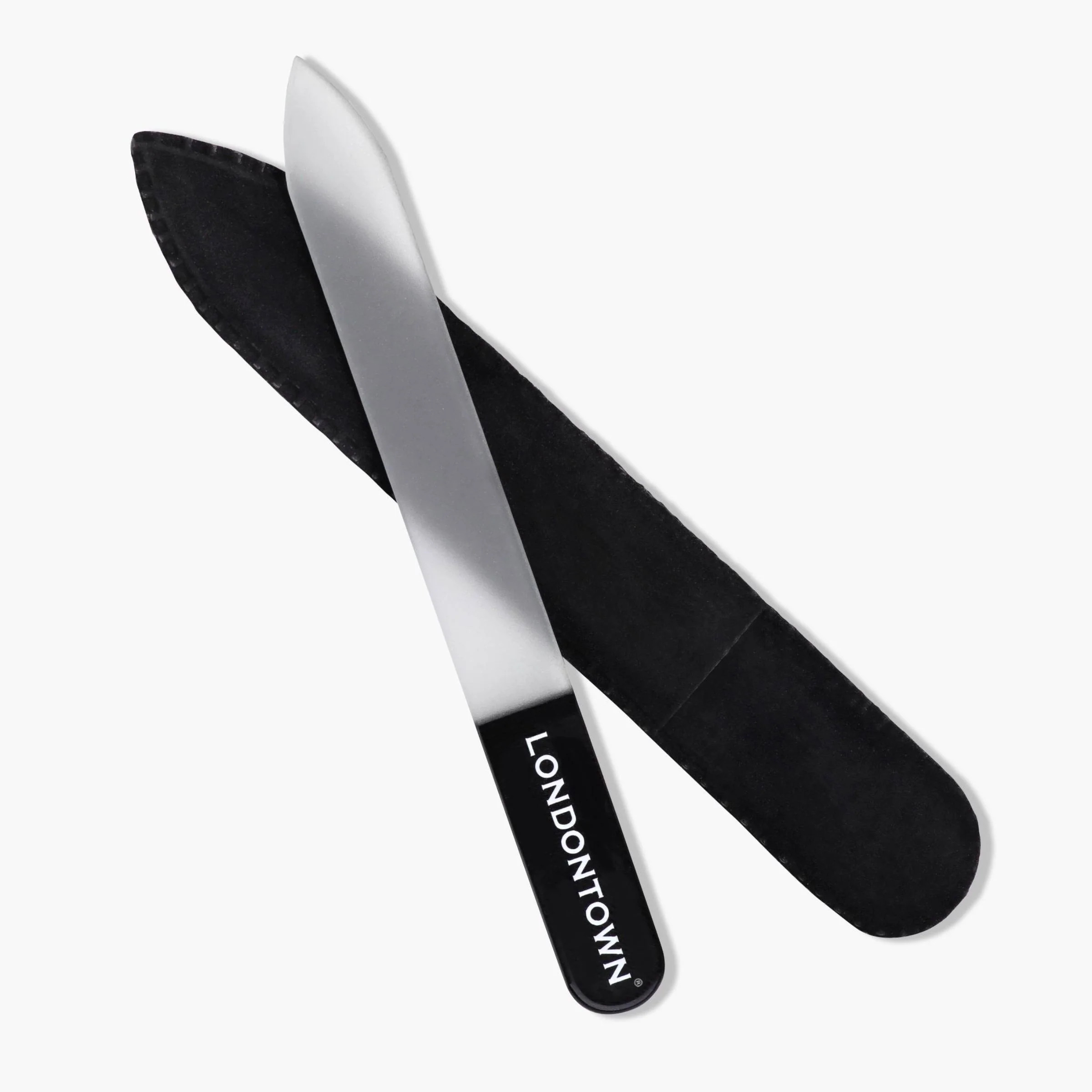 Glass Nail File - Black | LONDONTOWN | LONDONTOWN, INC.