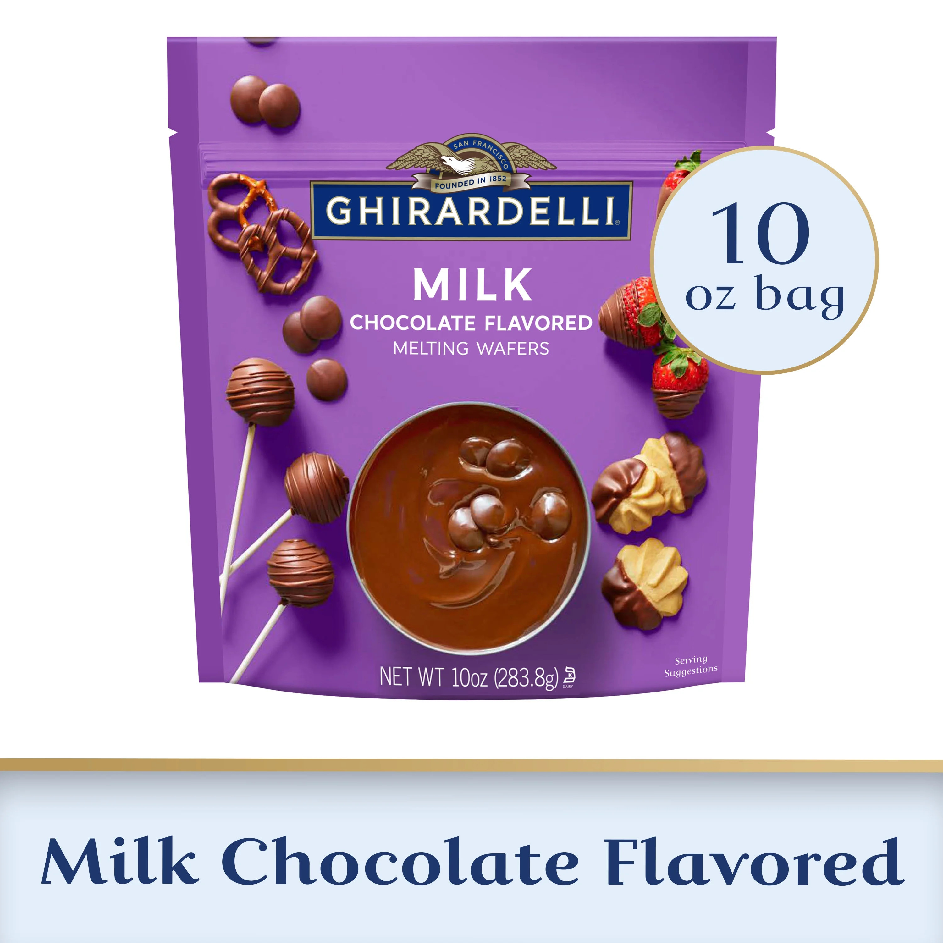GHIRARDELLI Milk Chocolate Flavored Melting Wafers - 10 oz. | Walmart (US)
