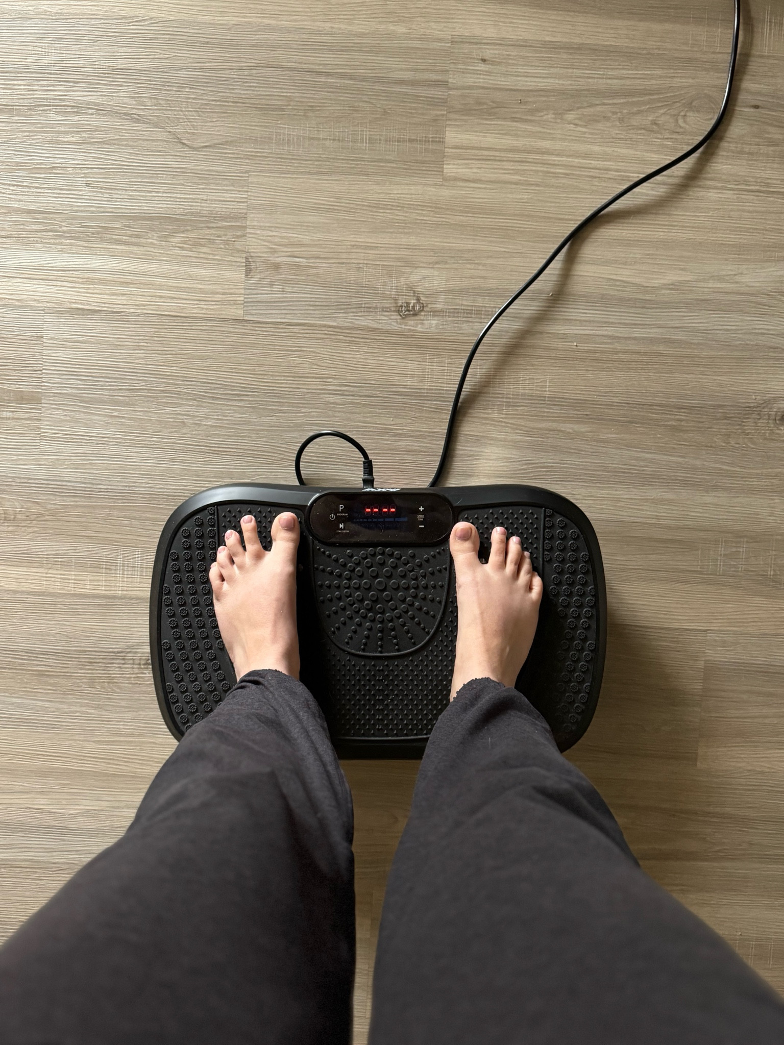 Vibration plate for lymphatic drainage and muscle recovery ( also other great benefits)  

#LTKFitness #LTKFamily #LTKActive