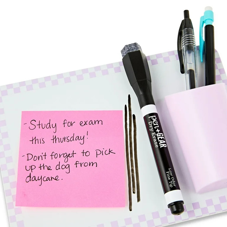 Pen+Gear Square Shaped Sticky Notes, 3" x 3", Magenta, 100 Sheets | Walmart (US)