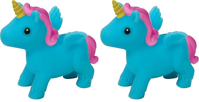 Schylling Itsy Bitsy Unicorn Squeezable and Stretchable Toy - Color May Vary (Pack of 2) | Amazon (US)