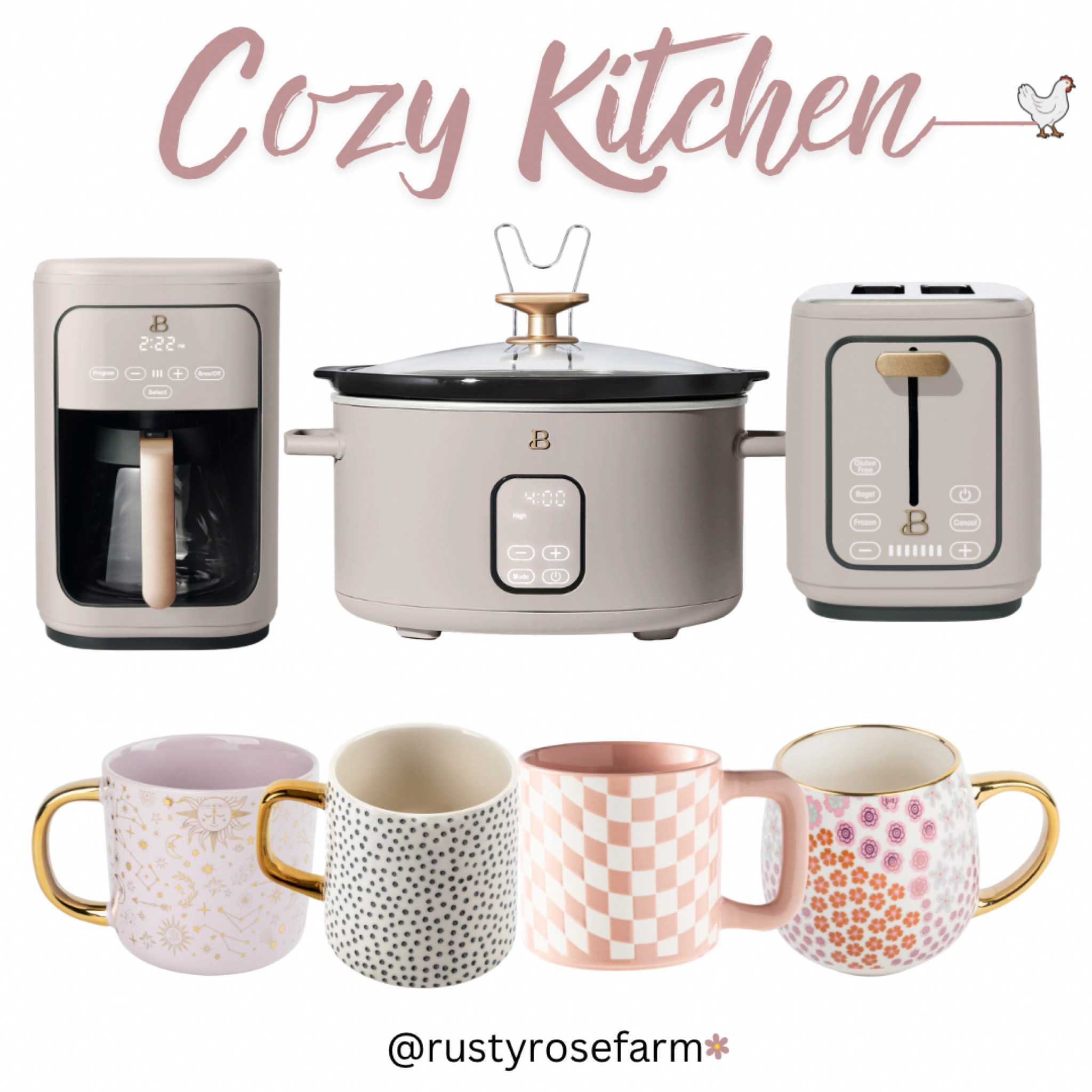 Walmart cozy kitchen finds! How cute are these coffee mugs and the appliances are 😍.

#LTKhome #LTKSeasonal #LTKfamily