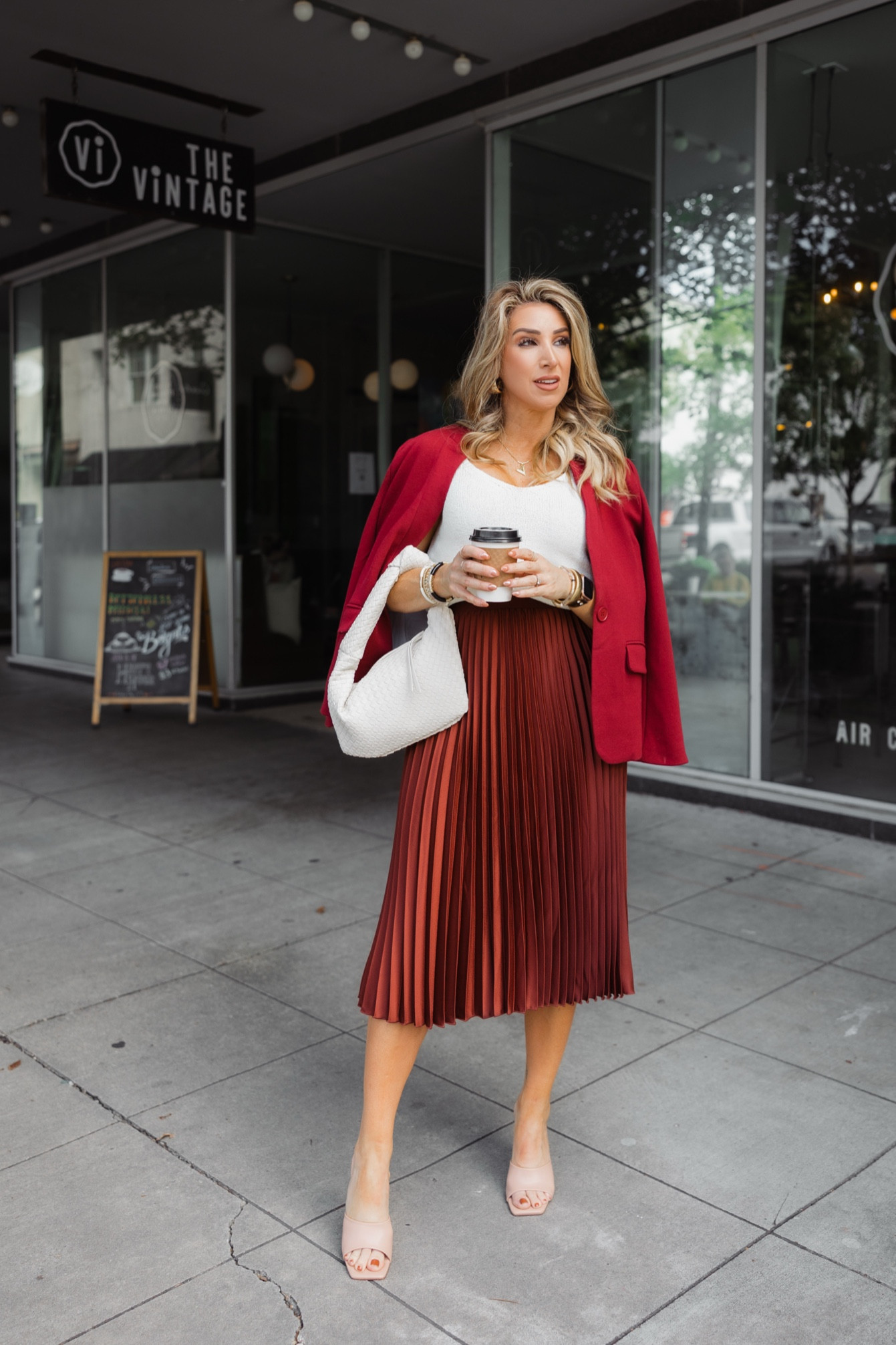 Deep reds are trending this season. ♥️

Fall cranberry blazer, fall outfit ideas, workwear, work outfit, office outfit ideas, satin midi skirt

#LTKWorkwear #LTKOver40 #LTKStyleTip