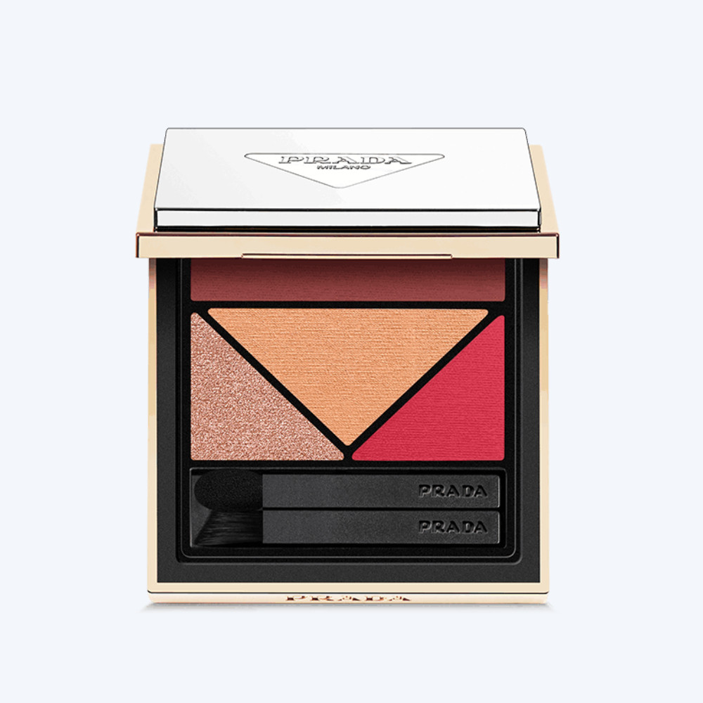 Prada Dimensions Eyeshadow Palette | 06 Pulp| Durable Multi-Effect Eyeshadow | Prada Beauty