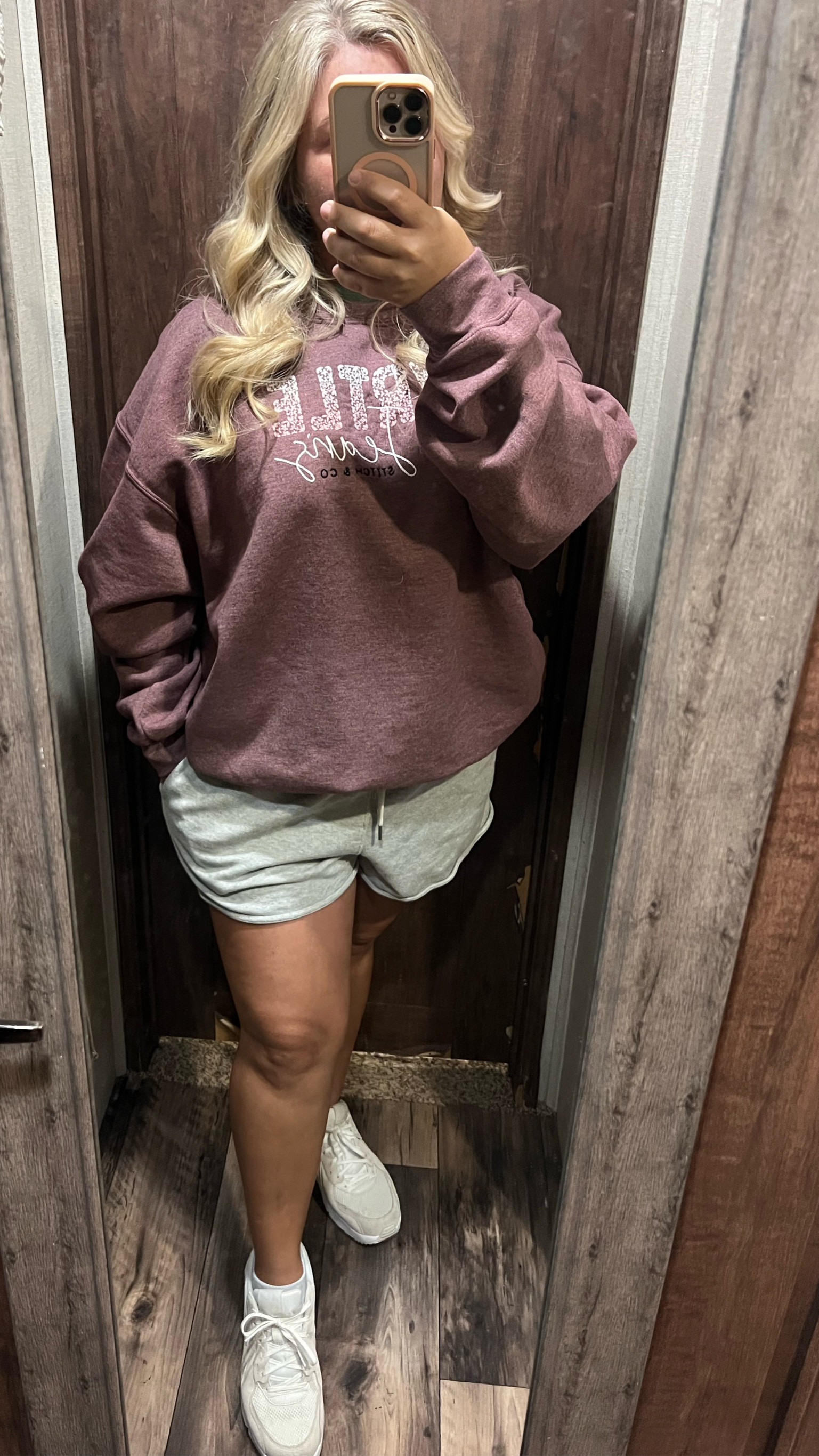 Its fall yall 🍁 

My favorite season, shorts with a sweatshirt 😍! These sweat sweat shorts from @aerie are my favorite pair ever and are so comfy 


#fall #lounge #comfy #sweats #nike #shoes 

#LTKMidsize #LTKStyleTip