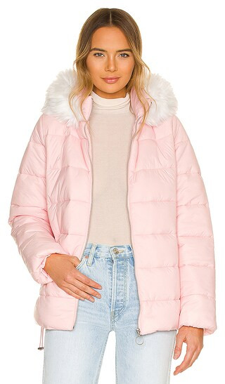 Snowbird Puffer Jacket in Frosty Pink | Revolve Clothing (Global)