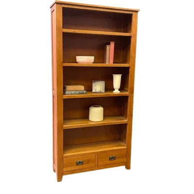 Segura 80" H x 40" W Solid Wood Standard Bookcase | Wayfair North America