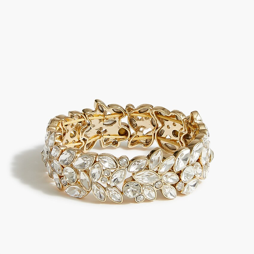 Crystal leaf bracelet | J.Crew Factory