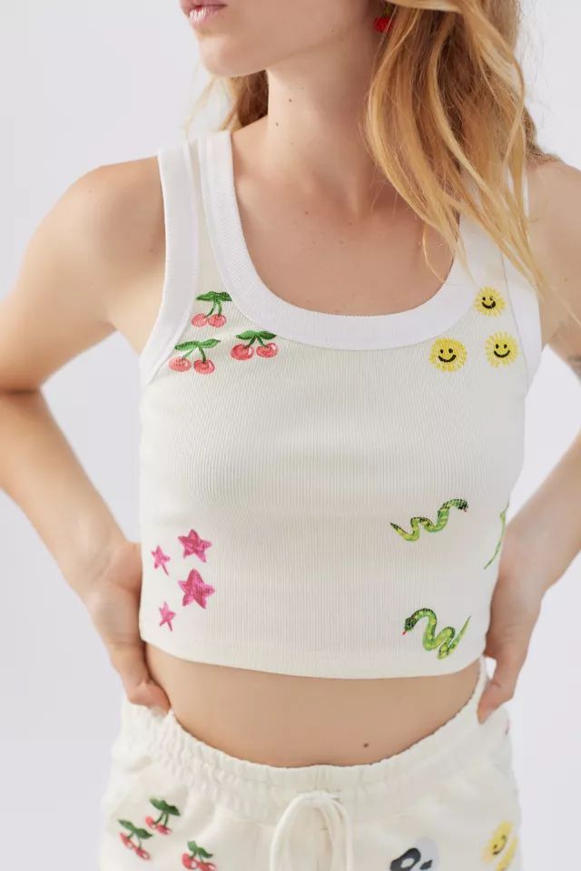 Coney Island Picnic X UO Icons Ribbed Tank Top | Urban Outfitters (US and RoW)