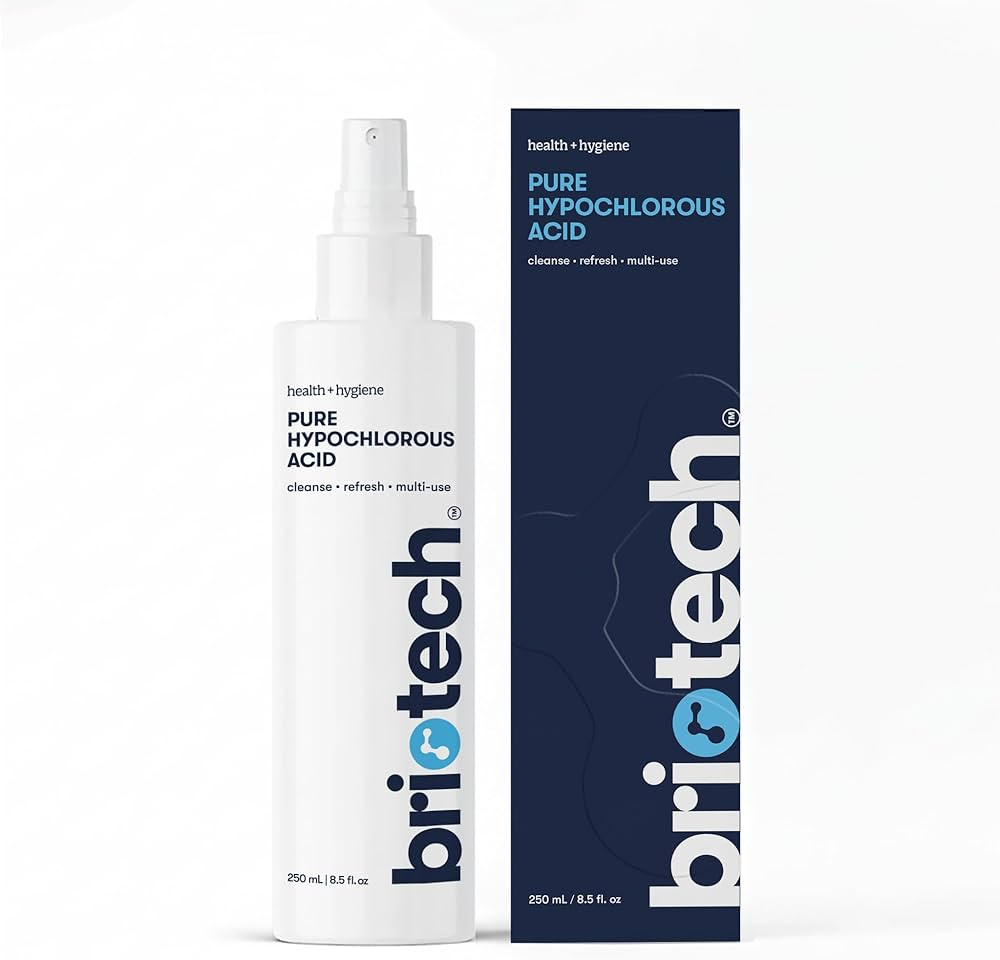 BRIOTECH Pure Hypochlorous Acid Spray and Cleanser, Original Premium HOCl Topical Solution, Multi... | Amazon (US)
