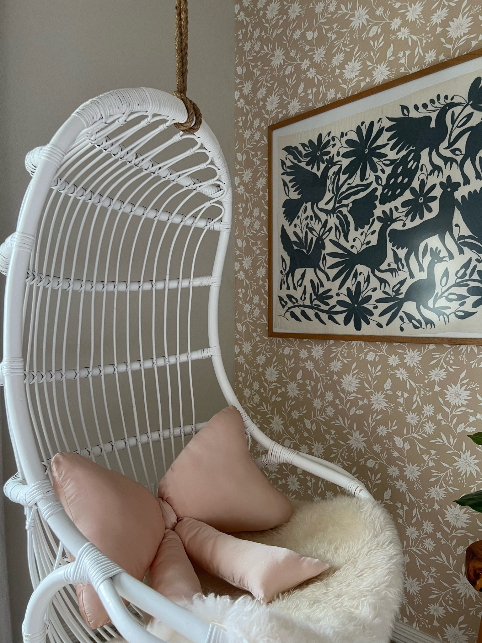 This hanging rattan chair in our girl’s bedroom is the most fun seat



#LTKHome