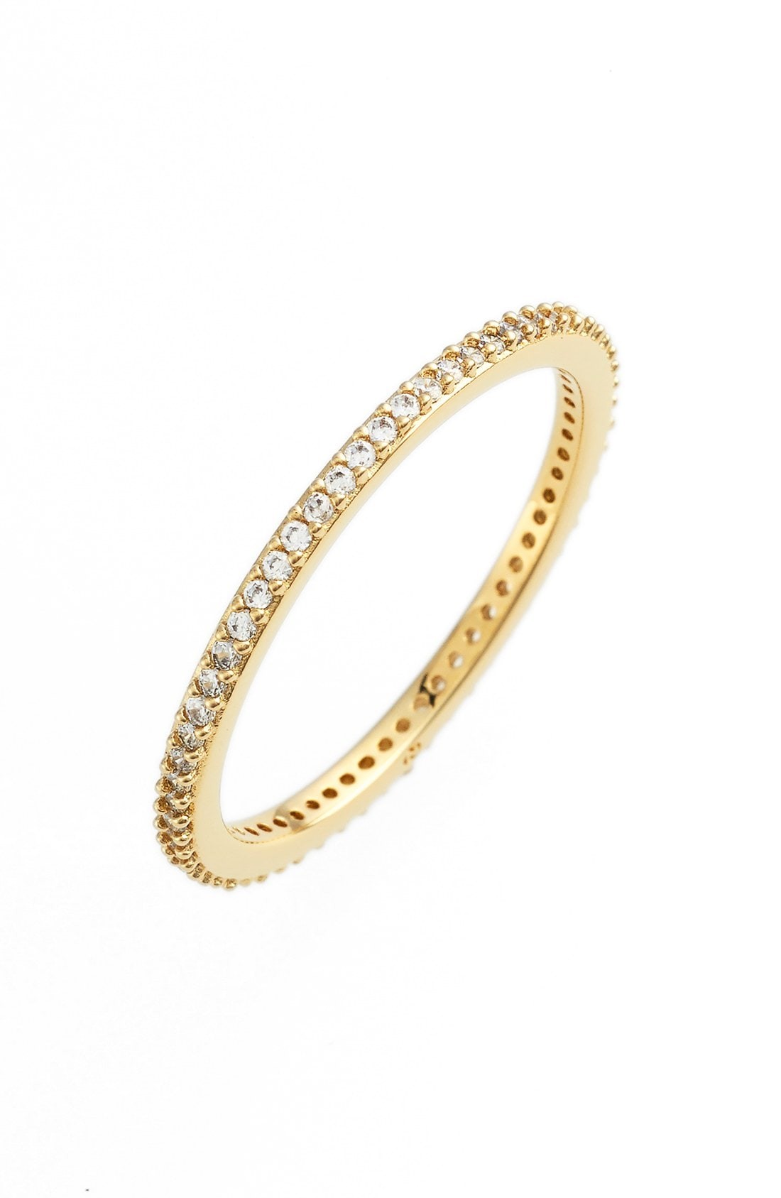 Skinny Cubic Zirconia Pavé Band Ring | Nordstrom