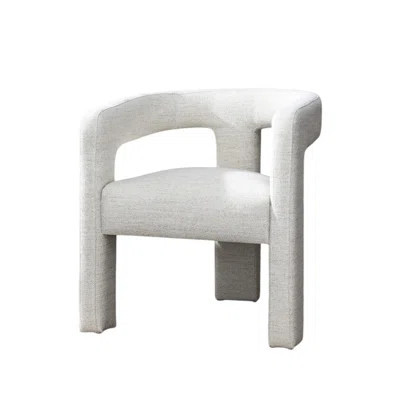 2 Beige Boucle Side Chairs - Modern & Functional Seating. With Plastic Components. No Assembly. 220lbs Weight Capacity. 19" Seat Width, 22" Depth, Hei | Wayfair North America