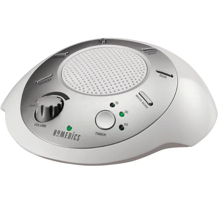 Homedics Sound Spa and White Noise  Machine, 6 Relaxing Nature Sounds, Sound Therapy for Home, Of... | Walmart (US)