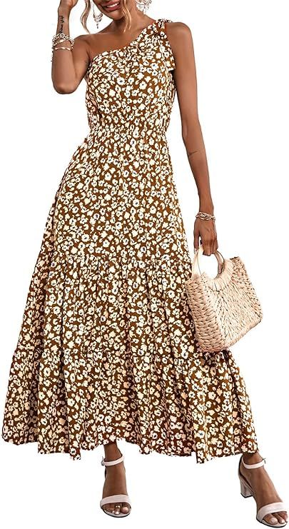 PRETTYGARDEN Women's Summer Floral Maxi Dresses | Amazon (US)