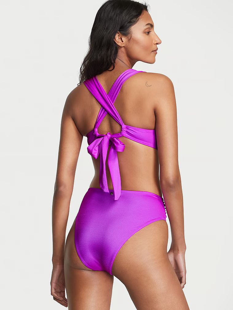 Twist High-Waist Cheeky Bikini Bottom | Victoria's Secret (US / CA )