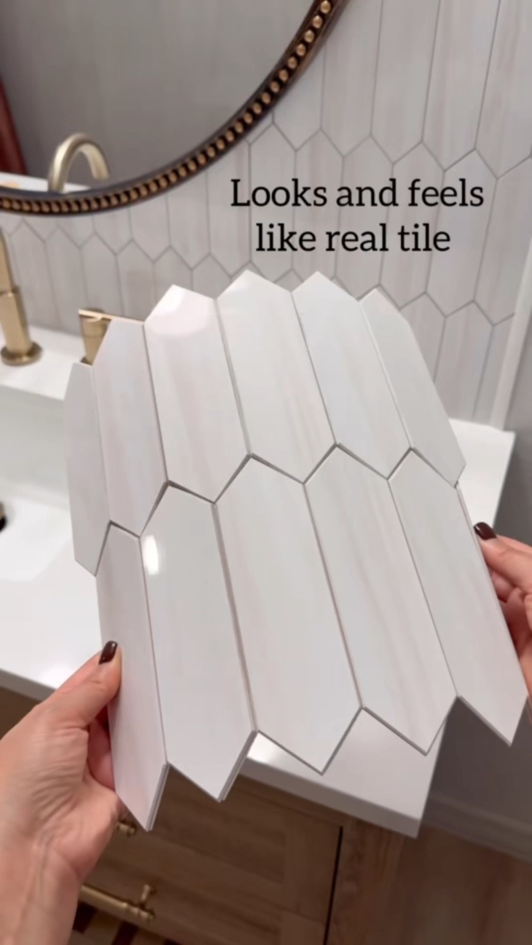 Love how this backsplash turned out with these peel and stick waterproof tiles 🙌😍



Bathroom refresh
Home
Home diy
DIY home
Home decor
Bathroom decor
Bathroom vanity

#LTKHome