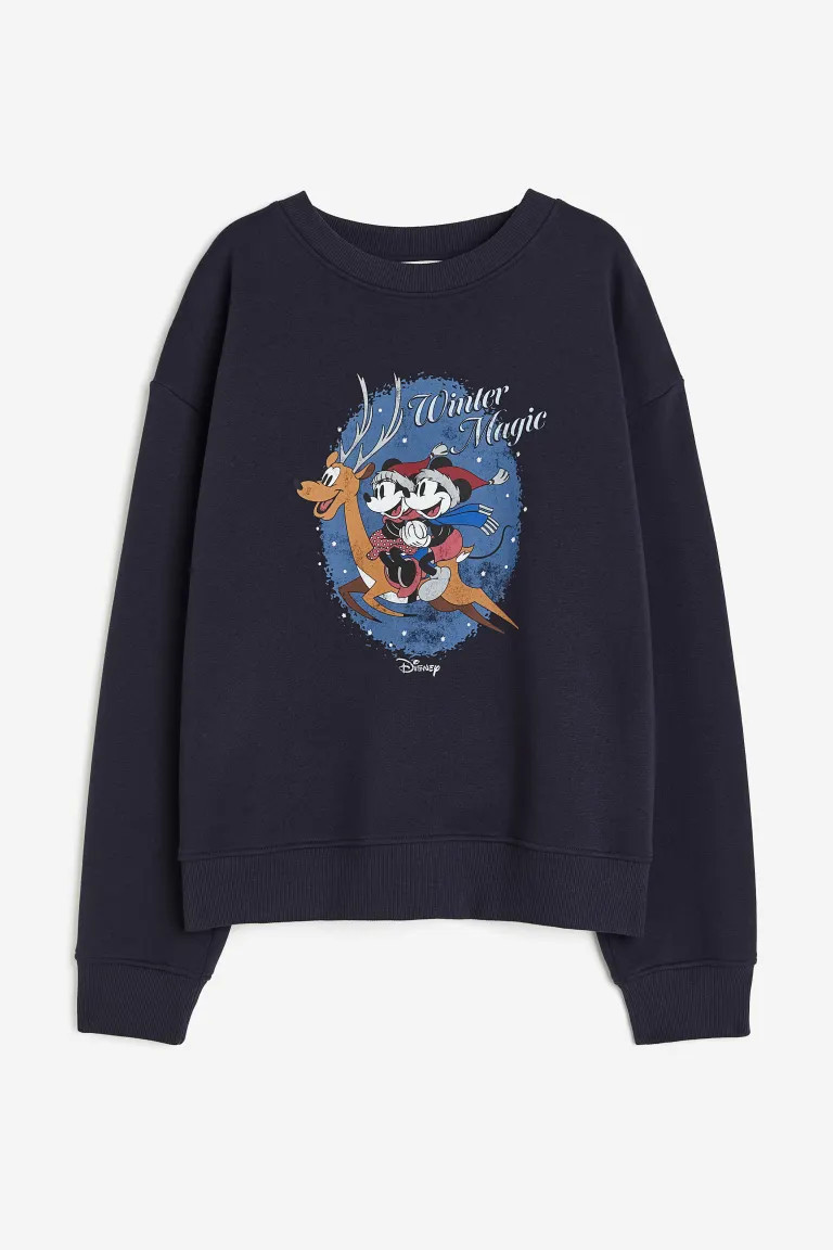 Sweatshirt with Motif | H&M (US + CA)